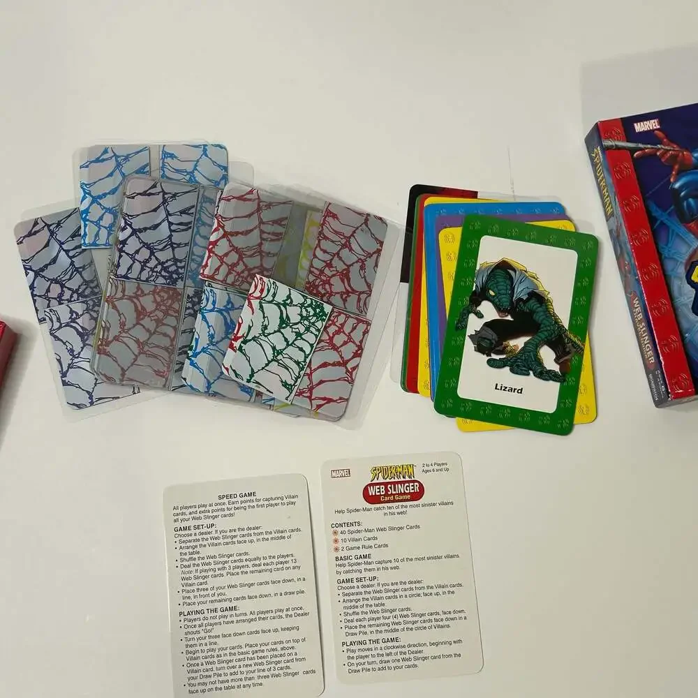 Marvel Spider-Man Web Slinger Travel Card Game by Briarpatch (2005)